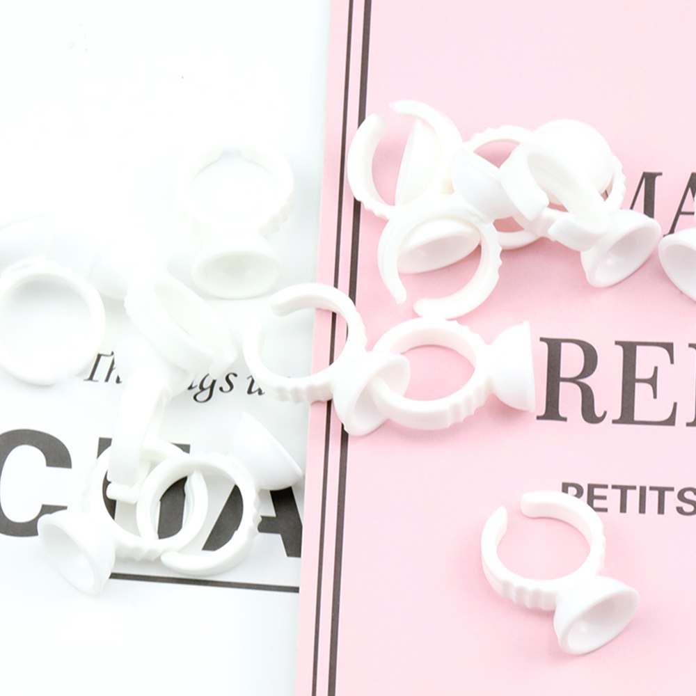 Eyelash Extension Makeup Glue Rings